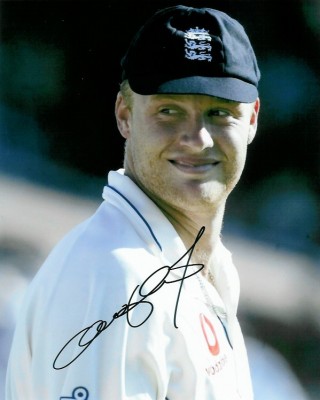 Andrew Flintoff signed 10x8 photograph