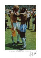 Pele signed A2 print