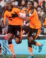 Maynor Figueroa & Hugo Rodallega signed 10x8 photo