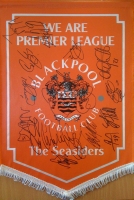 Blackpool FC signed 2010-2011 pennent
