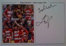 Sean O'Loughlin signed 12x8 phot0
